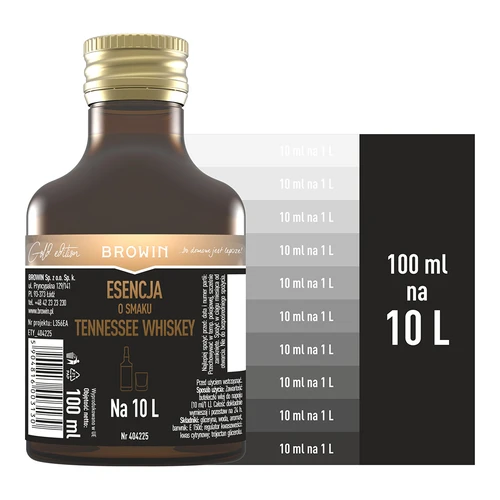 Essens med smak av Tennessee whiskey för 10 L - 100 ml - 5