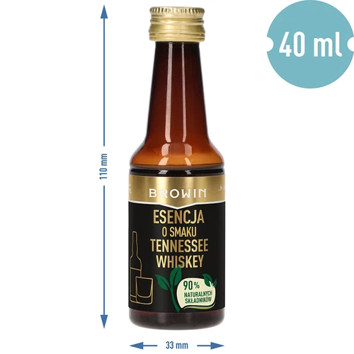 Essens med smak av Tennessee whiskey för 4 L - 40 ml - 8
