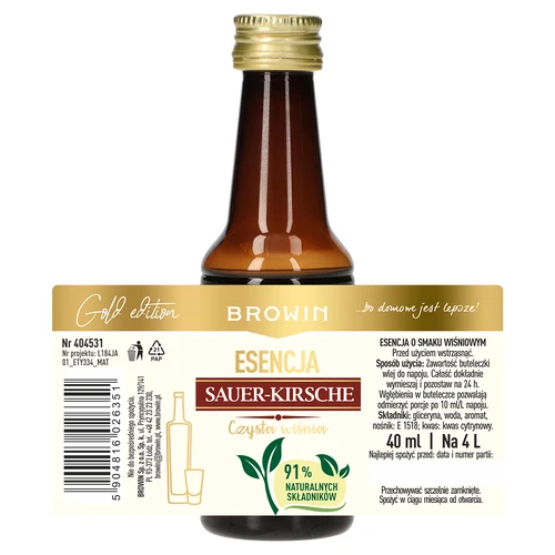 Essens Sauer-Kirsche – Klar körsbär, 40 ml, till 4 L - 5