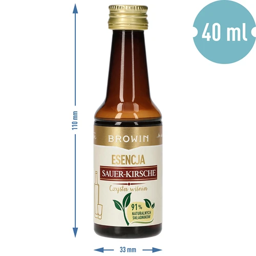 Essens Sauer-Kirsche – Klar körsbär, 40 ml, till 4 L - 7