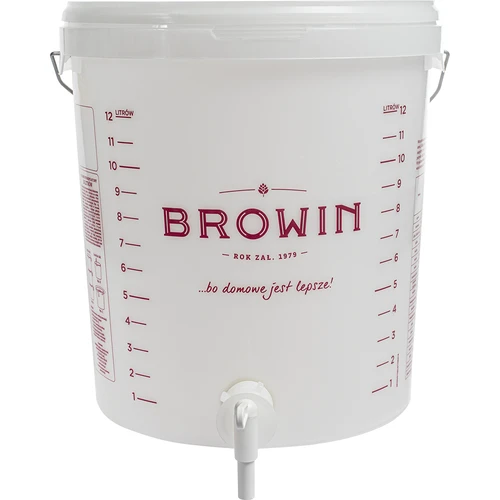 Fermenteringsbehållare 15 L med lock och kran - 4