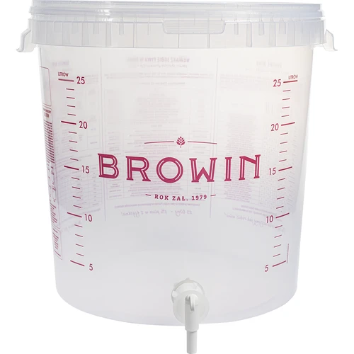 Fermenteringsbehållare 30 L med lock och kran - 3