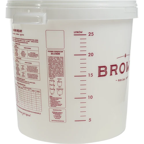 Fermenteringsbehållare med lock 30 L - 3