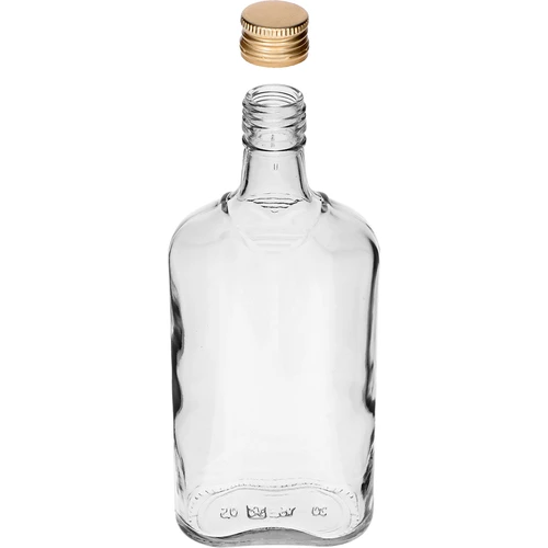 Flaska Fickplunta 500 ml med skruvkork, 6 st. - 6