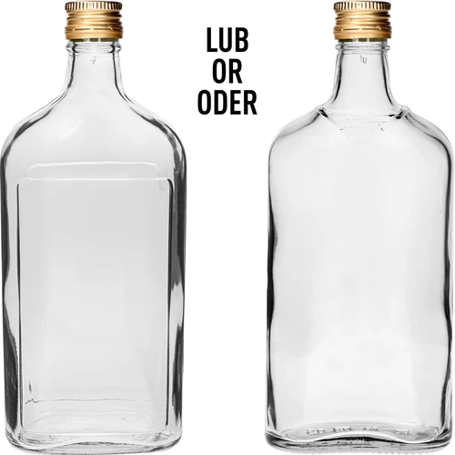 Flaska Fickplunta 500 ml med skruvkork, 6 st. - 2