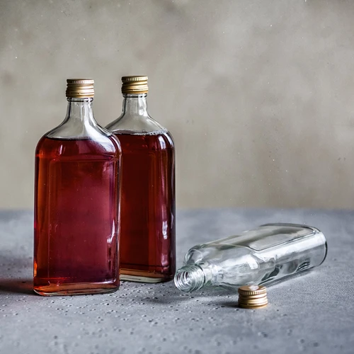 Flaska Fickplunta 500 ml med skruvkork, 6 st. - 12