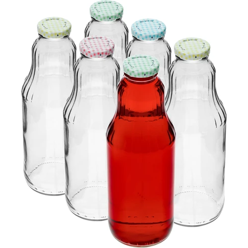 Flaska för juice 1 L med twist-off lock - fi 43 - 2