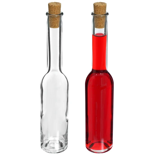 Flaska för likör 200 ml 6 st.+ 6 korkar 23/18 - 6