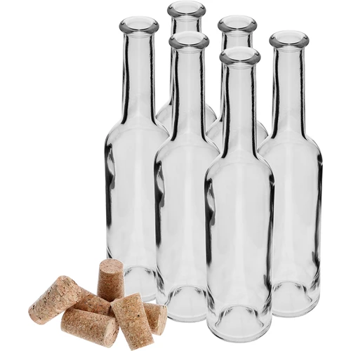Flaska för likör 350 ml 6 st.+ 6 korkar - 3