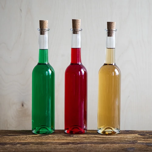 Flaska för likör 350 ml 6 st.+ 6 korkar - 7