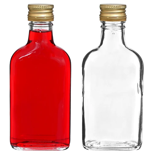 Flaska för likörer fickplunta med skruvlock 200 ml 10 st - 5