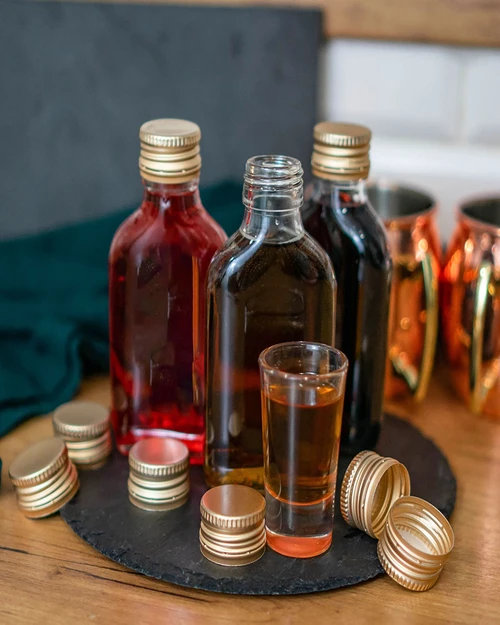 Flaska för likörer fickplunta med skruvlock 200 ml 10 st - 9