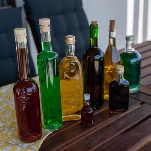 Flaska för likörer fickplunta med skruvlock 200 ml 10 st - 11