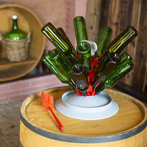 Flaska för vin 0,75 L grön - förpackning 8 st. - 9