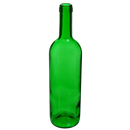 Flaska för vin 0,75 L grön - förpackning 8 st. - 3