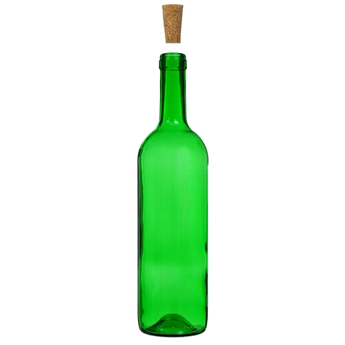 Flaska för vin 0,75 L grön - förpackning 8 st. - 4