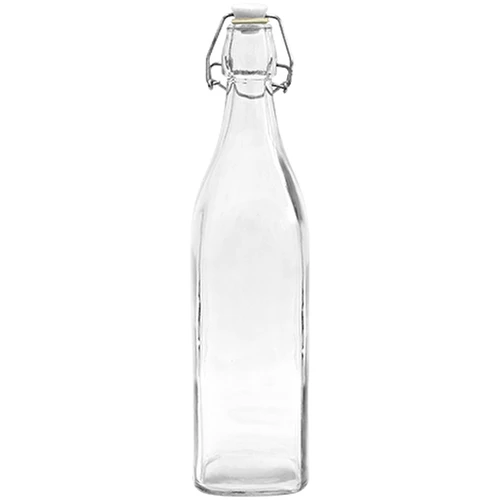 Flaska Kvadrat med hermetisk förslutning 0,5 L