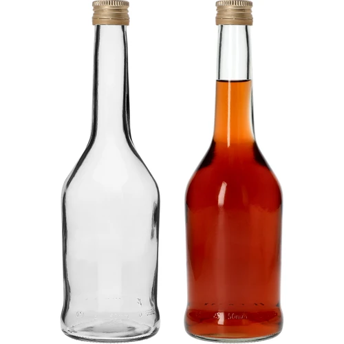 Flaska Napoleon 500 ml med skruvkapsyl fi28, 6 st - 4