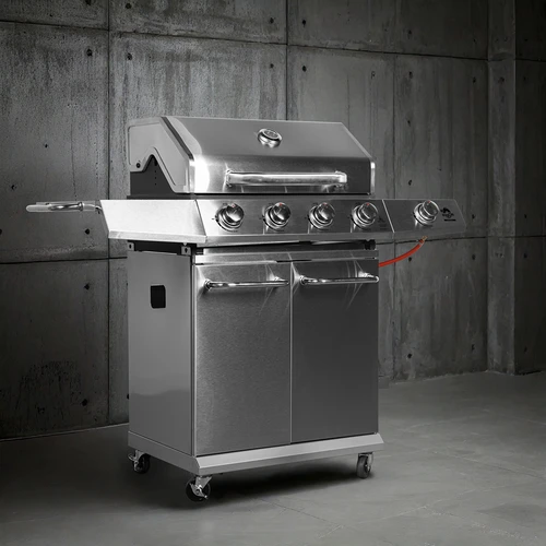 Gasolgrill dragON BBQ201, 18,8 kW, silver - 4