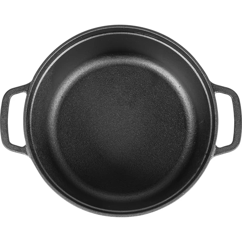 Gjutjärnsgryta med stekpanna, 5 L + 1 L - 6