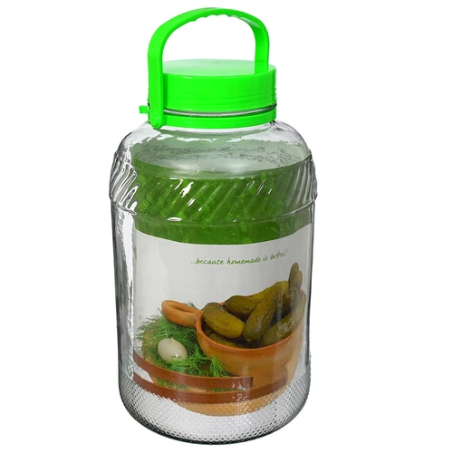Glasburk 8 L, med tång - 3