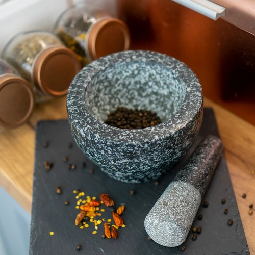 Granit köksmortel med stöt - 12