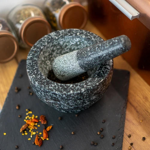 Granit köksmortel med stöt - 10