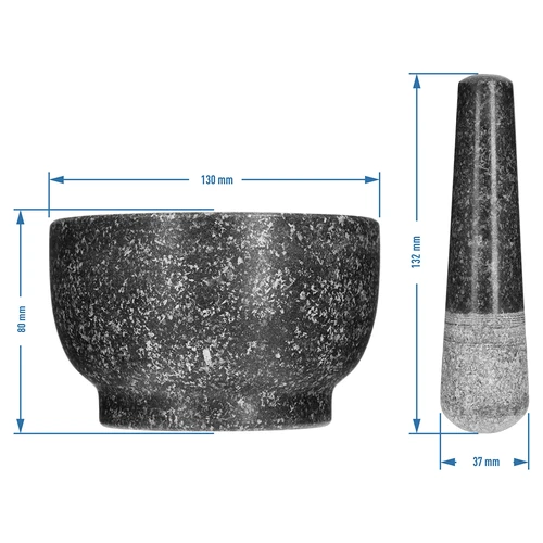 Granit köksmortel med stöt - 8