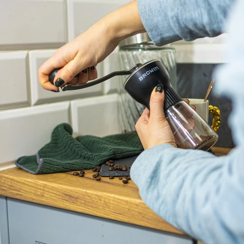 Handdriven kaffekvarn med justering - 11
