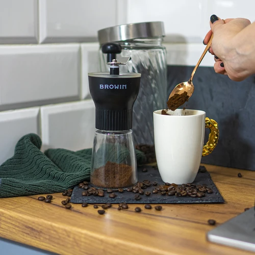 Handdriven kaffekvarn med justering - 12