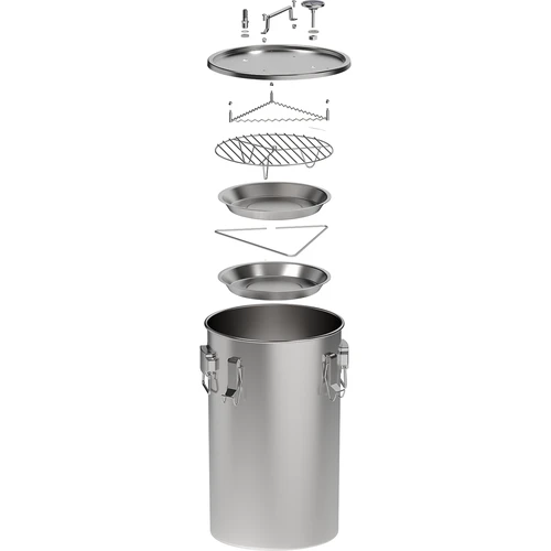Hemrökugn i gryta, 35 L, för gasspis - 4