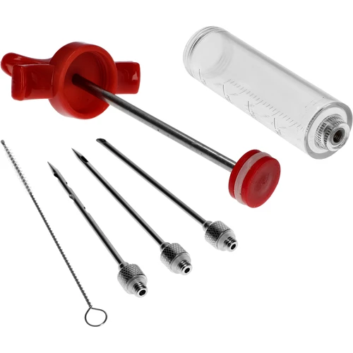 Injektionsspruta 30 ml + 3 nålar + rengöringsborste - 3