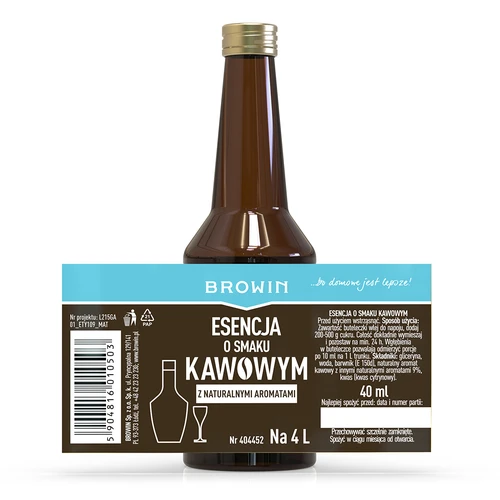 Kaffeessens med naturliga aromer för 4 L - 40 ml - 4
