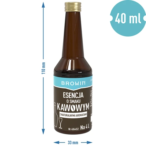 Kaffeessens med naturliga aromer för 4 L - 40 ml - 7