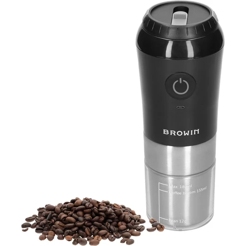 Kaffekvarn - elektrisk, med kvarnstenar, med bryggare och mugg - 3