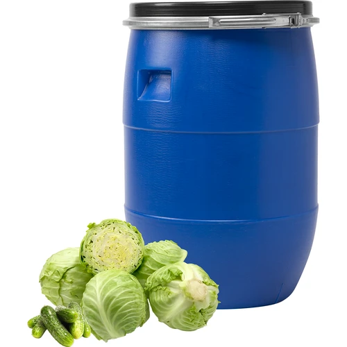 Kålfat 60 L, med tryckring, blått, Sterk - 2