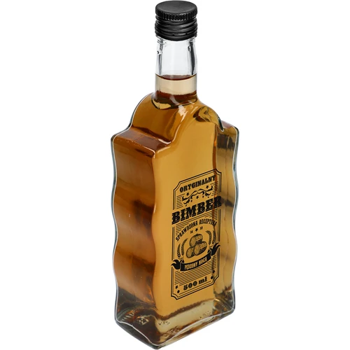 Klasztorna-flaska 500 ml med skruvkork, tryck "Bimber", 1 st. - 2