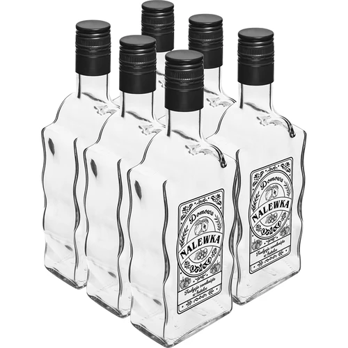 Klasztorna-flaska 500 ml med skruvkork, tryck ”Nalewka”, 1 st. - 4