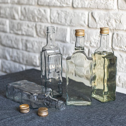 Klosterflaska 500 ml, med skruvlock, vit - 6 st. - 5