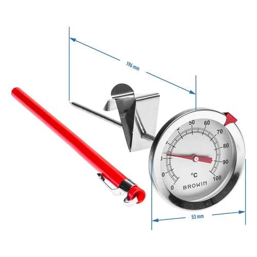 Kökstermometer (0°C till +100°C) 17,5cm - 2