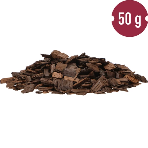 Kraftigt rostade ekflingor för aromatisering av alkohol (whisky, bourbon, brandy, konjak, öl), 50 g - 4