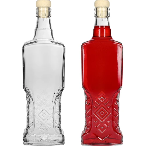 Kredensowa-flaska 500 ml med kork - 4