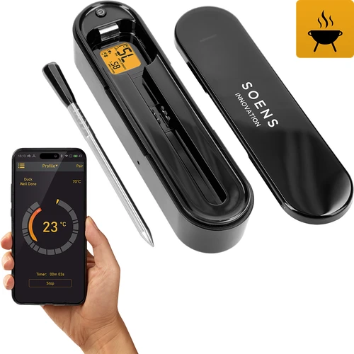 Kulinarisk termometer med trådlös Bluetooth-sond