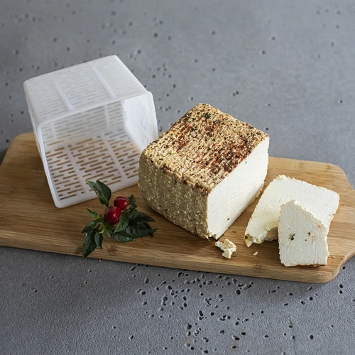 Kvadratisk ostform 11 x 11 x 8,5 cm för 500 g - 3