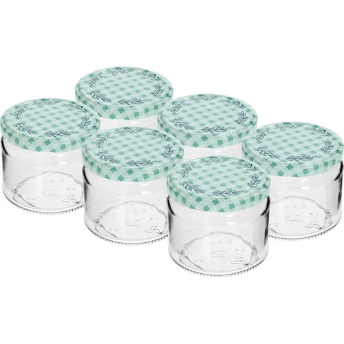 Låg burk 330ml - med färgglatt lock fi 82/6, 6st.