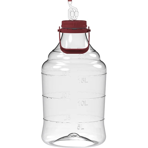 Lätt, okrossbar vinballong med handtag, 20 L
