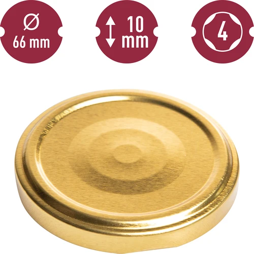 Lock fi 66 guld - 10 st. - 3