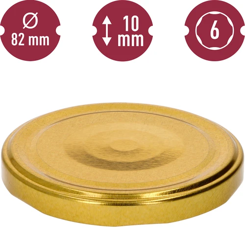Lock fi 82/6 guld - 10 st. - 2