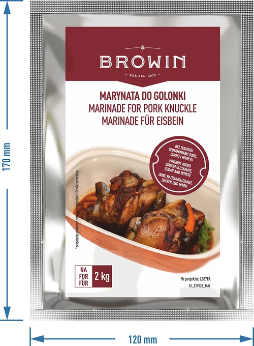 Marinad för fläsklägg - blandning av örter och kryddor, 70 g - 3