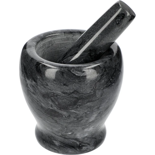 Marmormortel för köket, svart, fi 10,5 cm